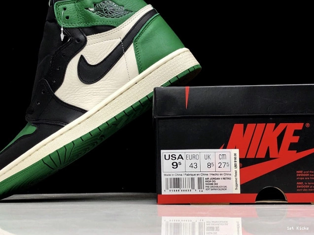 Air High Pine 555088-302 NRG OG Green Jordan Sail-Black 1 0808
